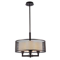 Chloe Transitional 4 Light Oil Rubbed Bronze Pendant