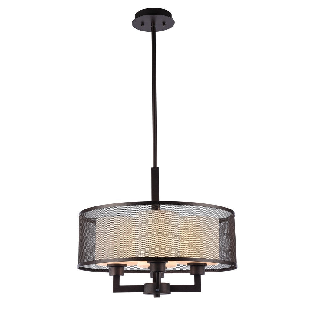Chloe Transitional 4 Light Oil Rubbed Bronze Pendant