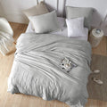 Chommie Weighted Natural Loft Comforter Glacier Gray