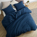 Chommie Weighted Natural Loft Comforter Nightfall Navy