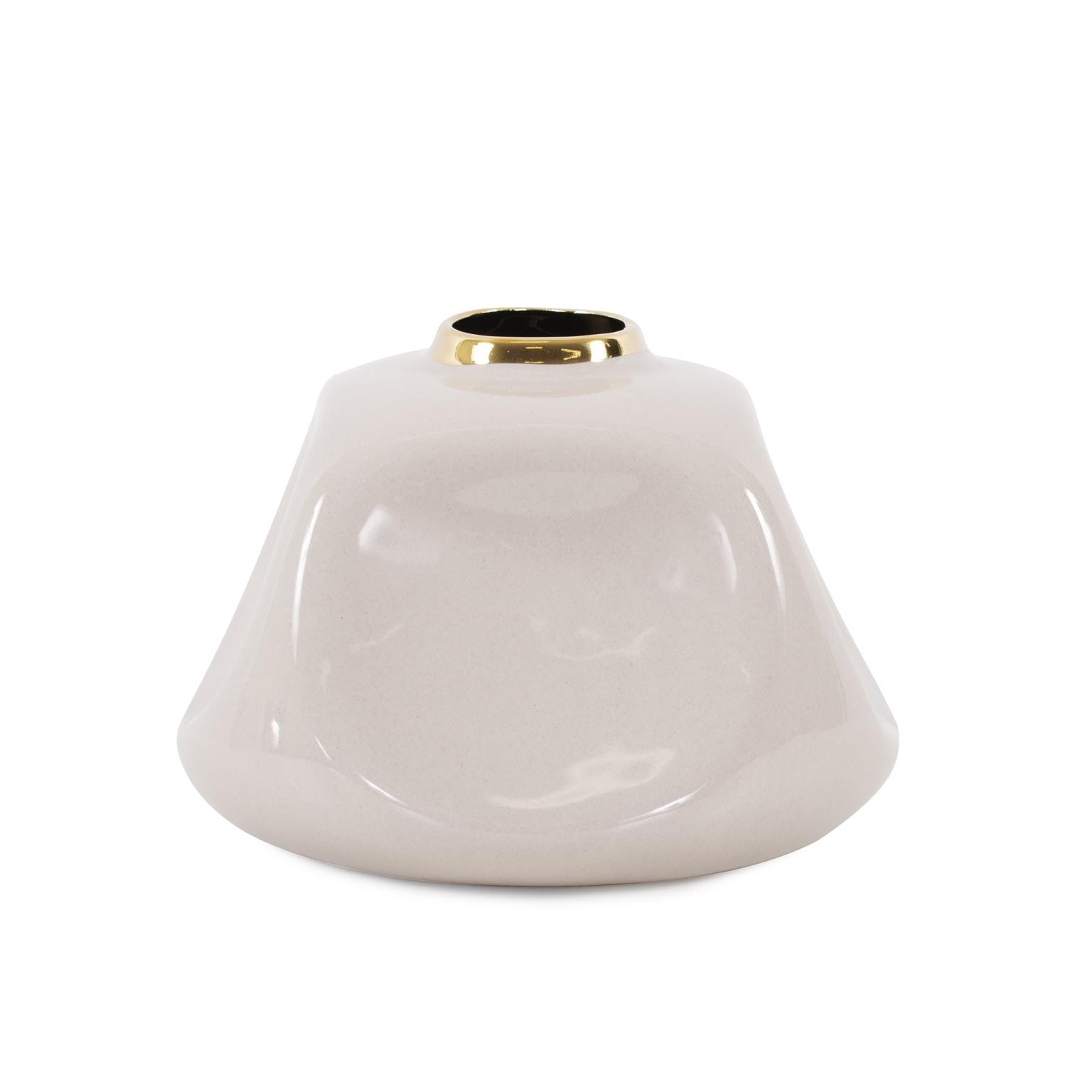 Christana Concaved Ceramic Vase Medium