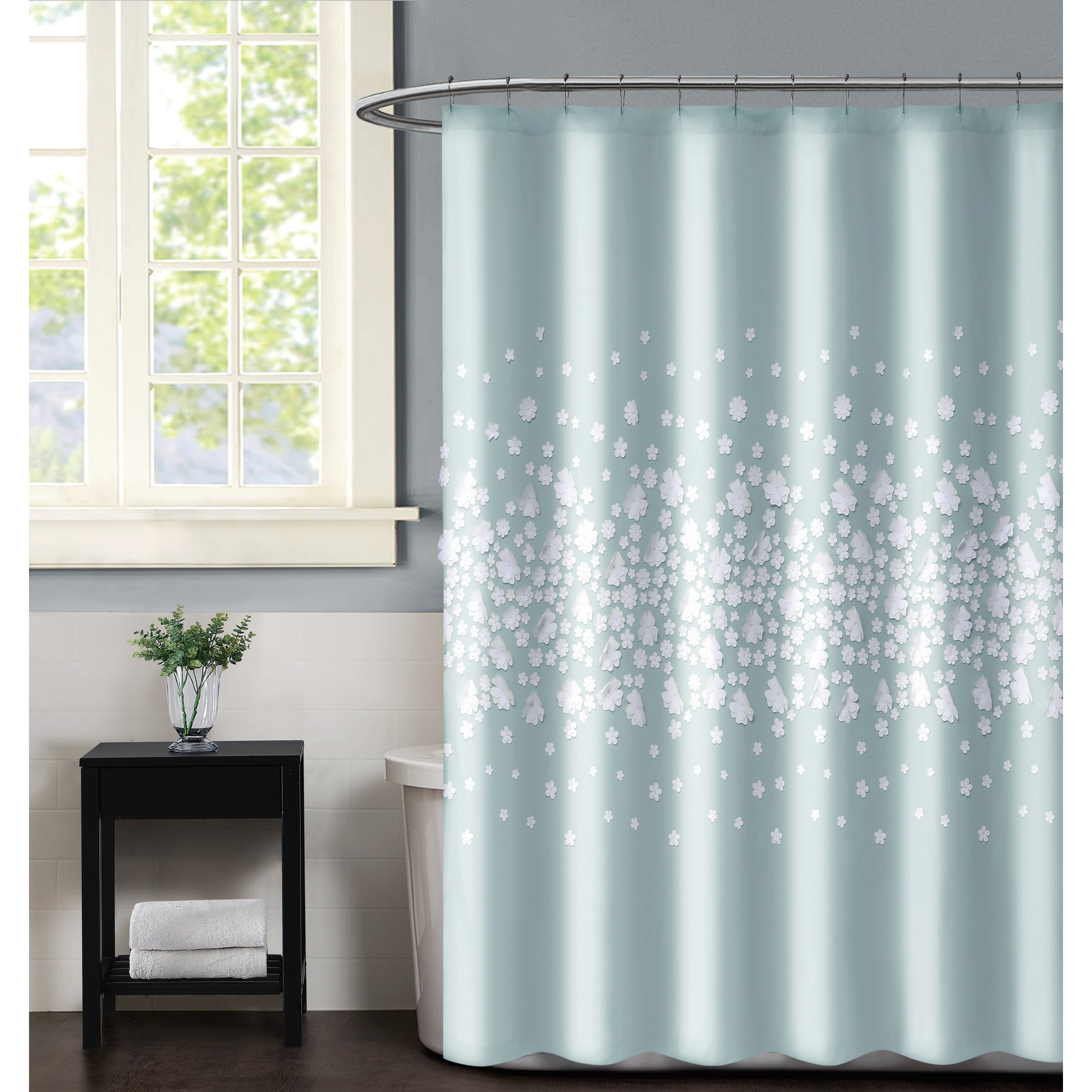 Christian Siriano Confetti Flowers 72 X 72 Shower Curtain