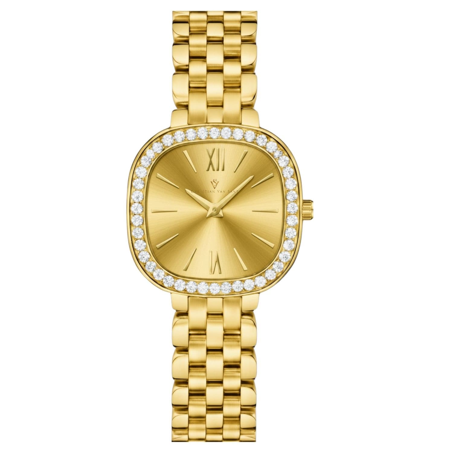 Christian Van Sant Womens Rivoli Gold Dial Watch Cv1265 One Size