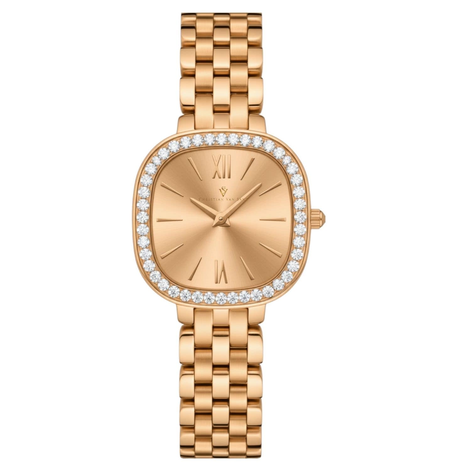 Christian Van Sant Womens Rivoli Rose Gold Dial Watch Cv1268 Rose Gold One Size