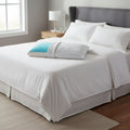 Christies Home Living Cool Comfort Memory Foam And Gel Pillow Blue