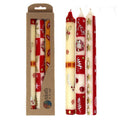 Tall Hand Painted Candles Three In Box Kimeta Design South Africa