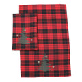 Christmas Tree Decorative Tartan Towels 14 By 22 Inch Set Of 2 14 X22