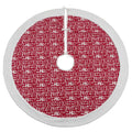 Christmas Tree Skirt With Ho Ho Ho Design