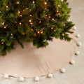 Christmas Tree Skirt With Pom Pom Design