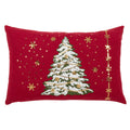 Christmas Tree Throw Pillow With Led Lights.