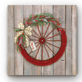 Christmas Wheel Gallery Wrapped Canvas