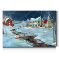 Christmas On The Farm Premium Gallery Wrapped Canvas Ready To Hang