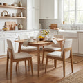 Christopher Knight Home Aldercrest Mid Century 5 Piece Dining Set With Wood Upholstered Chairs