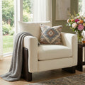 Christopher Knight Home American Modern Upholstered Accent Chair With Rubberwood Legs For Living Room Or Office