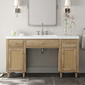 Christopher Knight Home Aurelia Modern Solid Wood Legs Bathroom Vanity With Spacious Storage And Tip Out Tray
