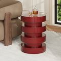 Christopher Knight Home Aurex Modern Outdoor Mgo Side Table With 3 Tier Sculptural Design