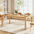 Christopher Knight Home Ave Minimalist Modern 70.28 Wood Rectangular Dining Table For Kitchen Dining Room