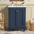 Christopher Knight Home Aveline Modern 24 Bathroom Vanity Cabinet With Adjustable Shelf And Soft Closing Storage