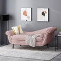 Calvert Contemporary Chaise Lounge With Scroll Arms By Christopher Knight Home