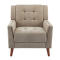 Candace Mid Century Modern Fabric Arm Chair By Christopher Knight Home