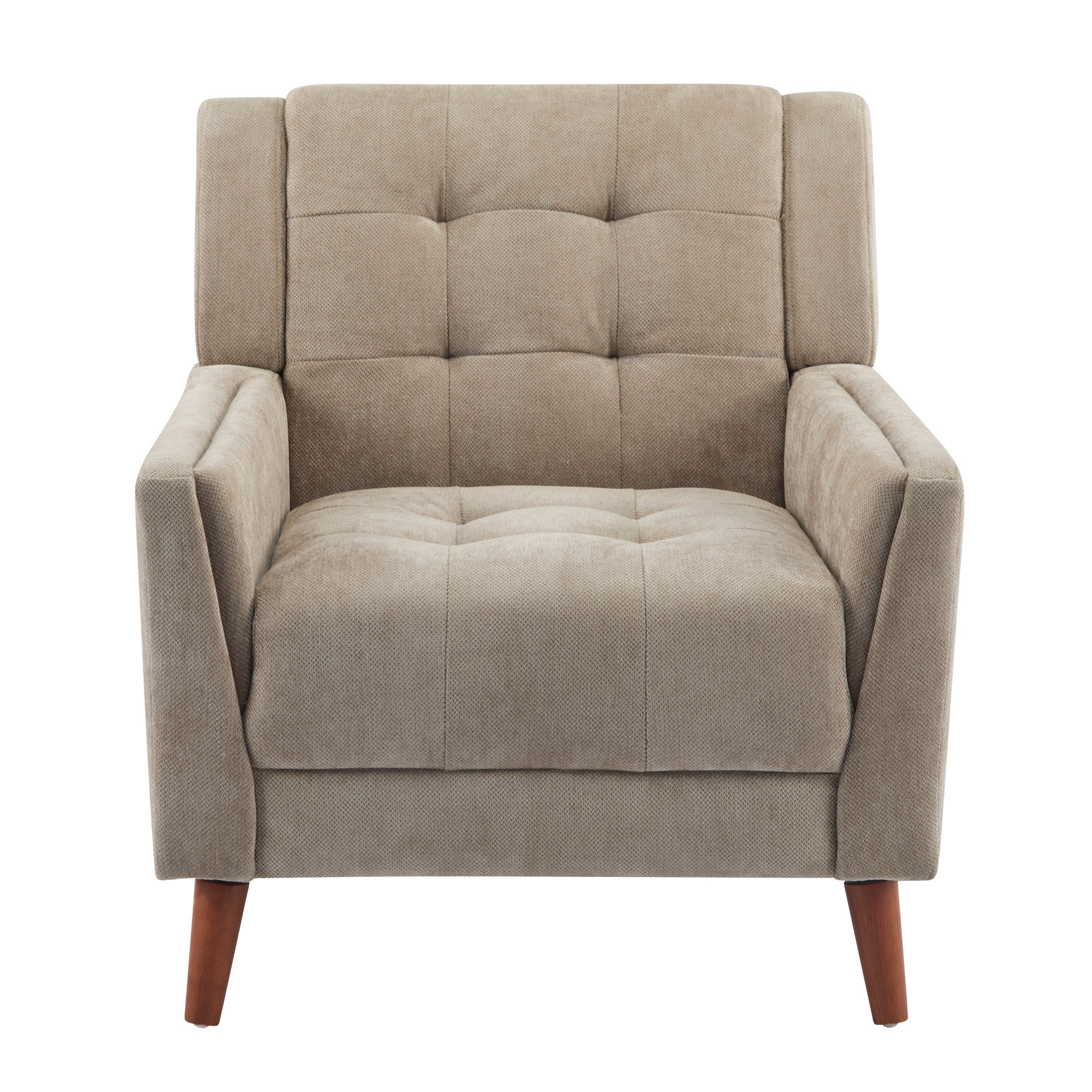 Candace Mid Century Modern Fabric Arm Chair By Christopher Knight Home