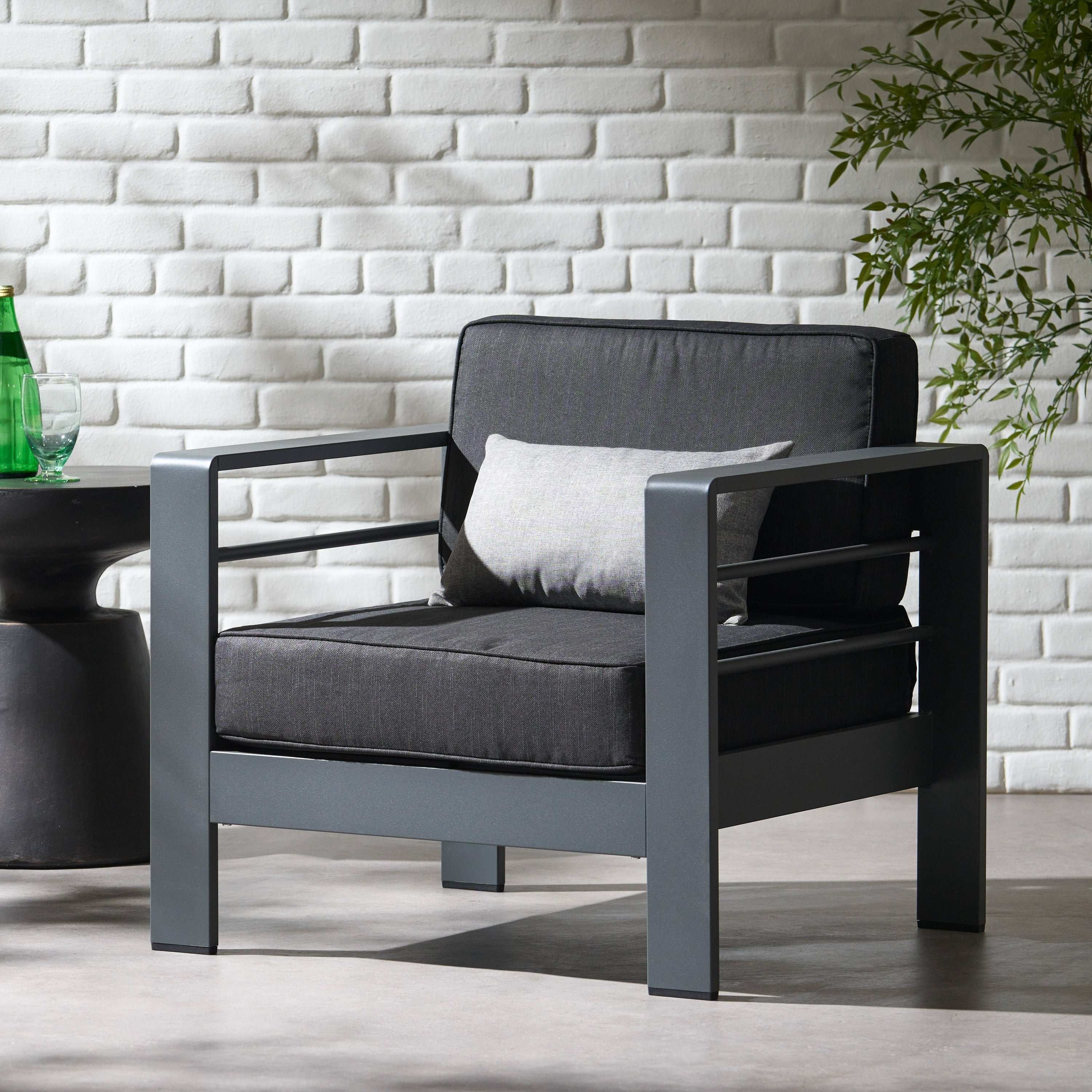 Salome Modern Fabric Club Chair By Christopher Knight Home