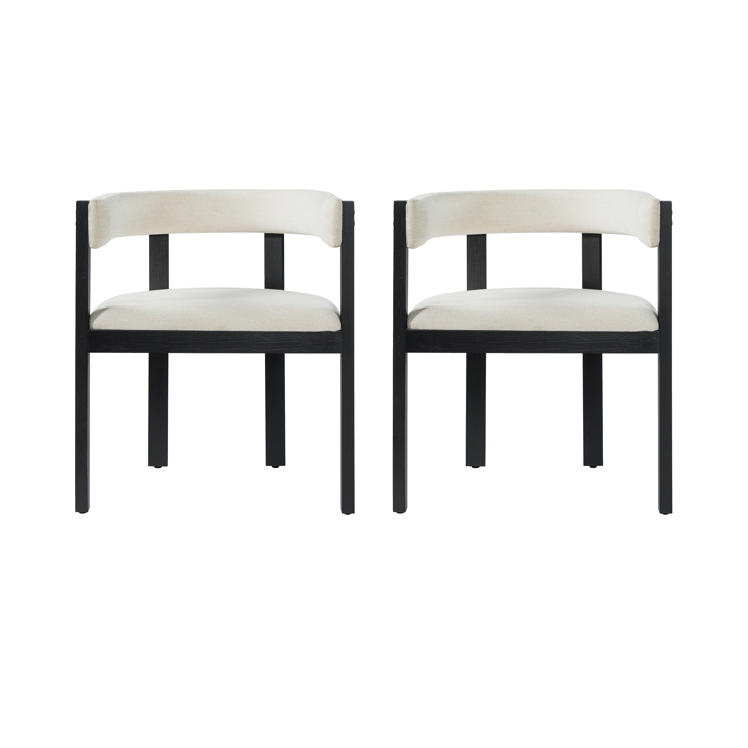 Christopher Knight Home Dawson Modern Dining Arm Chair Set With Sculpted Comfort And Solid Wood Support