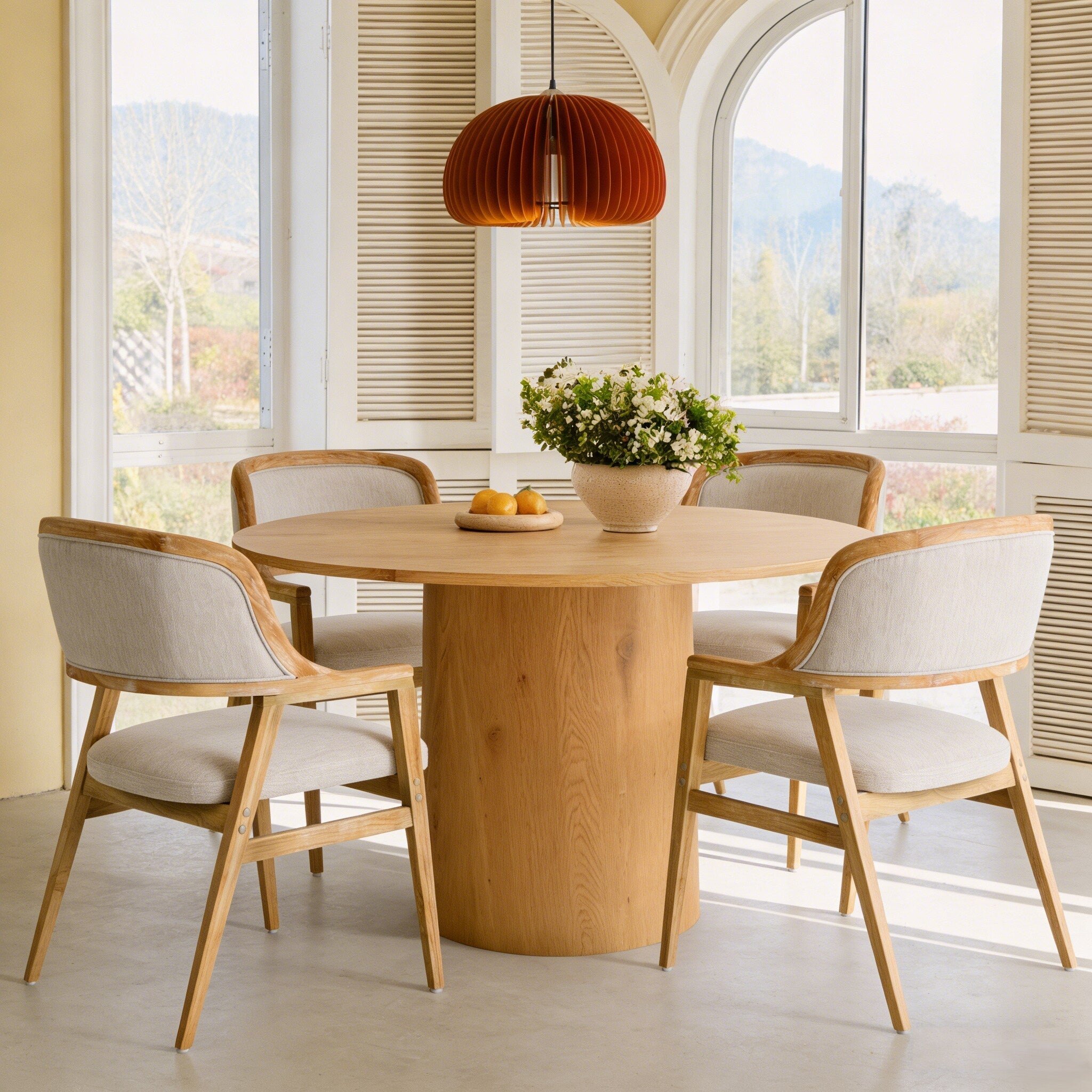 Christopher Knight Home Harlowe Mid Century Modern Upholstered Dining Chairs Set Of 2 With Solid Ruberwood Legs
