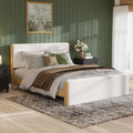 Christopher Knight Home Mapleton Contemporary Wood Upholstered Panel Bed With Padded Headboard And Footboard