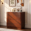 Christopher Knight Home Marcella Modern 5 Drawer Dresser 39 Wide With Marble Inspired Top And Sculpted Concave Fronts