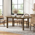 Christopher Knight Home Mid Century Modern 71 Large Oval Wood Dining Table For 4 6 People 70.87 L