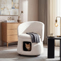 Christopher Knight Home Modern 2 In 1 Acacia Upholstered Accent Chair With Hidden Pet Friendly Nook Convertible Storage Seat