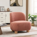 Christopher Knight Home Modern Boucle Upholstered Accent Chair With Solid Rubberwood Legs