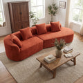 Christopher Knight Home Modern Curved Upholstered Sectional Sofa