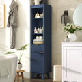 Christopher Knight Home Modern Linen Tower With Adjustable Shelves Drawer And Door
