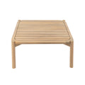 Christopher Knight Home Modern Outdoor Acacia Wood Coffee Table With Light Teak Finish
