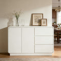 Christopher Knight Home Modern Sideboard Buffet Cabinet With Soft Close Hinges Deep Drawer Glides Versatile Multi Space Use