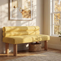 Christopher Knight Home Modern Upholstered Dining Bench With Padded Seat And Backrest