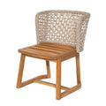 Christopher Knight Home Outdoor Acacia Wood 7 Piece Dining Set With Wicker Dining Chairs 69 Solid Wood Dining Table