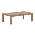 Christopher Knight Home Outdoor Solid Acacia Wood Coffee Table With Slatted Water Draining Tabletop For Patio Garden