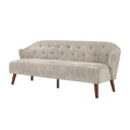 Christopher Knight Home Soren Modern 3 Seater Sofa Plush Tufted Upholstered With Wooden Frame Curved Armrests 73.6 W