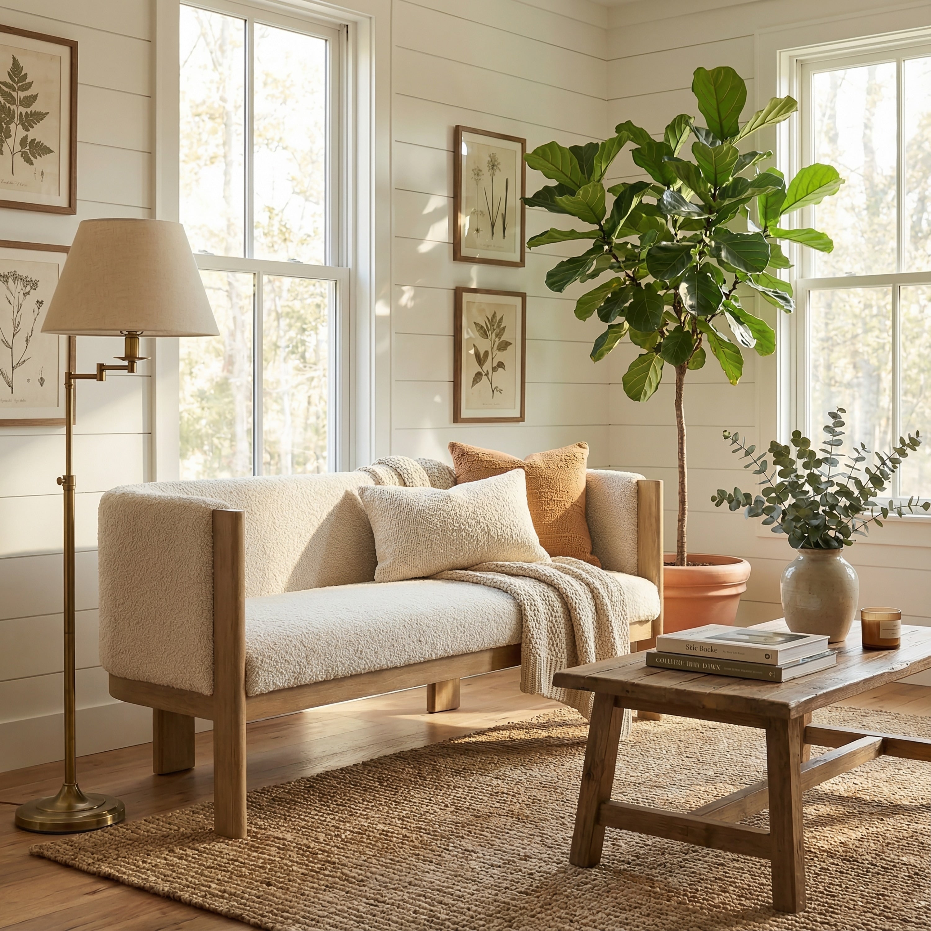 Christopher Knight Home Vescari Modern Mid Century Compact Upholstered 2 Seater Loveseat Solid Rubberwood Frame Track Arms
