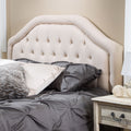 Angelica Adjustable King California King Tufted Fabric Headboard By Christopher Knight Home