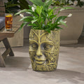 Christopher Knight Home Ash Cast Stone Outdoor Mother Earth Urn