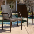 Canoga Outdoor Wicker Chairs Set Of 2 By Christopher Knight Home