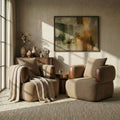 Christopher Knight Home Elyndor Velvet And Pu Lounge Chair With Wrap Around Backrest