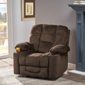 Gannon Fabric Reclining Glider Club Chair By Christopher Knight Home
