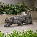 Christopher Knight Home Glory Leopard Shaped Outdoor Concrete Bench
