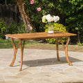 Hermosa Outdoor Acacia Wood Rectangle Dining Table Only By Christopher Knight Home