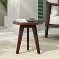 Marina Outdoor Acacia Wood Side Table By Christopher Knight Home